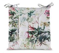 Tapis de chaise matelassé de jardin LAS PALMAS 40x40 cm Mybesthome
