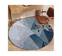 Tapis de Chaise pour parquet, Tapis de Chaise Rond for sols en Moquette, Bureau, Jeux, Plusieurs Tailles(D,120)