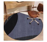 Tapis de Chaise pour sols durs， Tapis de Chaise Rond for Moquette et parquet, Multicolore, Plusieurs Tailles(D,120)