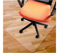 Tapis de chaise pour sols durs - Tapis de protection de sol rectangulaire antidérapant en PVC transparent pour la maison, le bureau, l'étude,
