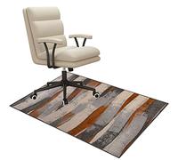 Tapis de chaise pour sols durs - Tapis de protection du sol en bois - Lavable - Tapis de protection du sol pour bureau - Plusieurs tailles (D,80 x 120 cm)