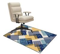 Tapis de chaise pour sols durs - Tapis de protection du sol en bois - Lavable - Tapis de protection du sol pour bureau - Plusieurs tailles (J,140 x 180 cm)
