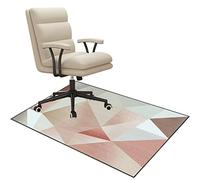 Tapis de chaise pour sols durs - Tapis de protection du sol en bois - Lavable - Tapis de protection du sol pour bureau - Plusieurs tailles (E,140 x 180 cm)