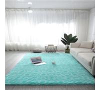 tapis de chaise pour tapis， Tapis Tapis Chic Abstrait Antidérapant - Moderne Super Doux Poils Épais Intérieur Moderne Décor À La Maison Tapis De Sol for Chambre Salon Salle À Manger(Blue,160*200)