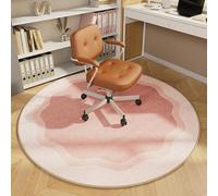 Tapis de chaise rond, antidérapant pour chaise de bureau à domicile, bureau, tapis de sol pour plancher en bois dur, tapis de chaise d'ordinateur, tapis de chaise de jeu, tapis de protection de sol