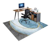 Tapis de Chaise Roulante, Tapis de Sous-Chaise de Bureau, Tapis de Chaise Gaming, Tapis de Sol pour Bureau Plancher de Bois, Protection de Sol pour Chaise de Bureau, Tapis Antidérapant 90 x 140 cm