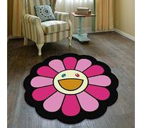 Tapis de chaise Takashi Murakami tournesol - Tapis de sol antidérapant (80 cm x 80 cm, 5#)