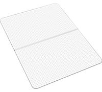 Tapis de chaise VEVOR Tapis de protection du sol (1225 x 915 mm) Tapis de chaise de bureau antidérapant clair en PVC avec picots, glissement en douceur sous le tapis de bureau pour bureau à domicile (