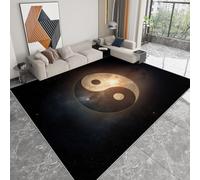 Tapis de Chambre 60 x 90 cm Doux Imprimé Moderne, Tapis de Salon Antidérapant Lavable Decor Géométrique Ciel Étoilé Symbole - Moquette pour Salle de séjour Chambre d'enfant Salle de Jeu