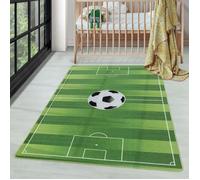 Carpettex Tapis Enfant 120x170 cm Vert Stade Football Antidérapant