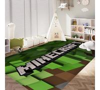 Tapis de chambre Minecraft antidérapant absorbant l'eau, coussin long, tapis de chambre à coucher, tapis de maison z7