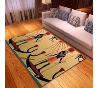 Tapis De Chambre Moderne Ado Garçon Fille Tapis Antidérapant Décoratif De Salon Imprimé Femme Rétro Africaine 3D Tapis en Flanelle D'Aire De Jeux pour Enfants 140 X 200 Cm - Nettoyage F /664006151082
