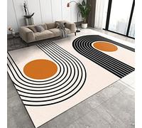 Tapis de Chambre Moderne du Milieu du Siècle, Entretien Facile Intérieur Moquette, Géométrie Abstraite Boho Lavable Tapis Intérieur - pour Décor Chambre d'enfant 140 x 200 cm