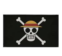 Tapis de chambre - One Piece - 40 x 70 cm - Synthétique - Noir - Enfant