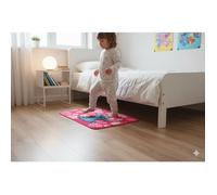 Tapis de chambre Stitch rose