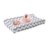 Tapis de changement de bébé - Changement de bébé - Étirement respirant en coton doux - Housses et coussinets de changement de couleur - Motif imprimé mignon - Housse de table pour fille - Durable et