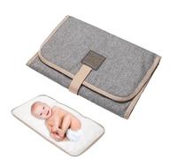Tapis de changement de couche, léger, imperméable et pratique pour l'utilisation | Tapis portable pliable pour bébé avec fermeture autocollante magique, idéal pour les voyages, les randonnées et les