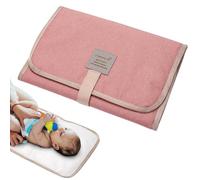 Tapis de changement de couches portable : pliable et imperméable avec rembourrage confortable, voyage pratique pour bébé pour les voyages, les excursions, les excursions, l'organisateur