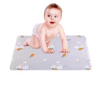Tapis de changement pour nourrisson - Tapis portable pour nouveau-né - Tapis de rechange - Coussin d'urine réutilisable en coton - Couche d'introduction absorbante - Pratique du pot pour enfant