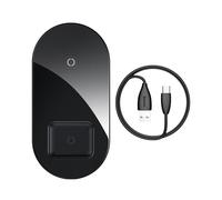 Tapis De Charge Sans Fil Visible Charge Rapide 15 W Certifiée Qi, Noir