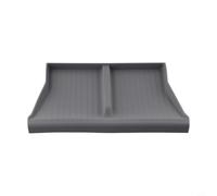 Tapis de charge sur mesure pour console centrale Tesla Cybertruck Gris | Gel de silice souple, empêche le glissement, chargement sans fil sans couture, facile à nettoyer, convient aux modèles 2023