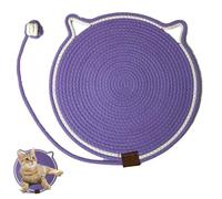 Tapis De Chat Tissé, Tapis De Grattage Universel Quatre Saisons pour Chiens, Tapis De Grattage pour Petits Chiens pour Chats D'intérieur Tapis De Grattage pour Chats (Purple,42 * 42cm)