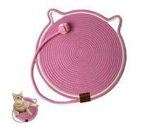 Tapis De Chat Tissé, Tapis De Grattage Universel Quatre Saisons pour Chiens, Tapis De Grattage pour Petits Chiens pour Chats D'intérieur Tapis De Grattage pour Chats (Pink,42 * 42cm)