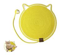 Tapis De Chat Tissé, Tapis De Grattage Universel Quatre Saisons pour Chiens, Tapis De Grattage pour Petits Chiens pour Chats D'intérieur Tapis De Grattage pour Chats (Yellow,50 * 50cm)