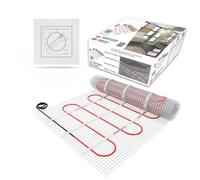 Tapis de chauffage au sol électrique radiant auto-adhésif 150w/m² - Système de chauffage au sol Warmmatte Thermo - Avec/Sans thermostat