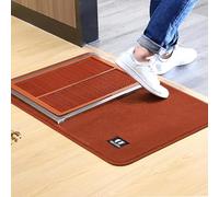 Tapis de chaussures de nettoyage humide et sec, antidérapant et absorbant avec brosse à semelle de chaussures, nettoyant pour la maison, l'hôpital, le laboratoire