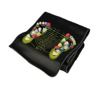 Tapis de Chemin de Pierres - Matériau PP Résistant Poids Léger, Thérapie Réflexologie Plantaire Essentielle, Natte de Décompression Stress Utile, Avec Une Taille Généreuse Pour S'Adapter à Différents