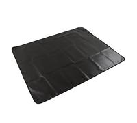 Tapis de Cheminée Anti Feu, Tapis de Grill Double Face en Silicone, Réutilisable et Pliable - Résistant au Feu, Antidérapant, Parfait pour Camping et Barbecue en Plein Air (152x122CM Rectangulaire)