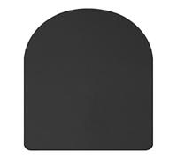 Tapis de cheminée ignifuge demi-rond réutilisable imperméable | Tapis de cheminée d'intérieur pour extérieur, cour, maison, salon, chambre à coucher, terrasse, plancher, poêle à bois S