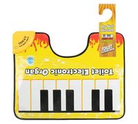 Tapis de clavier de piano | Tapis de jeu musical - Tapis sonore de pot, tapis de toilette avec clavier musical | Tapis de piano et pot, tapis de toilette avec ta