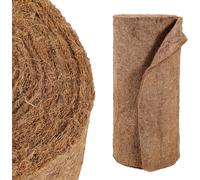 Tapis de coco 10M x 0.5M en 100% fibres de coco 1200g/㎡, protection hivernale et contre le froid pour les plantes, protection des arbres produit naturel