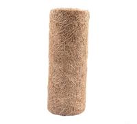 Tapis de cocotier naturel 20 x 100 cm 25 x 100 cm Feuille de coco découpable pour enclos de reptiles, revêtements de terrarium, paniers suspendus et conteneurs de plantes (20 x 100 cm)