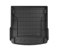 Tapis de Coffre 3D TPE Premium Compatible avec Audi A6 C8 Avant 2018-2022 | Bac de Protection de Coffre Intérieur antidérapant Revêtement de Coffre Bords Hauts pour Voiture Noir