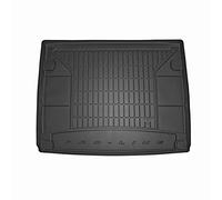Tapis de Coffre 3D TPE Premium Compatible avec Peugeot Rifter 2018 à 2023, Bac de Protection de Coffre Intérieur antidérapant Revêtement de Coffre Bords Hauts pour Voiture Noir