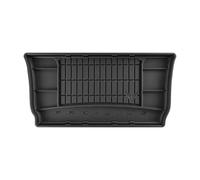 Tapis de Coffre 3D TPE Premium Compatible avec Smart Fortwo HB 2014-2020 - Bac de Protection de Coffre Intérieur antidérapant Revêtement de Coffre Bords Hauts pour Voiture Noir
