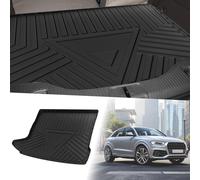 Tapis De Coffre Arrière Plat Pour Audi Q3 2015-2018 Avec Motif Rayures Et Triangles, Antidérapant