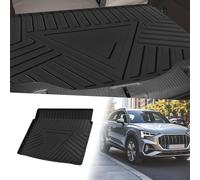 Tapis De Coffre Arrière Plat Pour Audi Q3 2019-2024 Avec Motif Rayures Et Triangles, Antidérapant