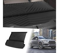 Tapis De Coffre Arrière Plat Pour Audi Q7 2016-2024 Avec Motif Rayures Et Triangles, Antidérapant