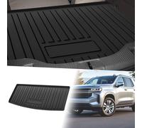 Tapis De Coffre Arrière Plat Pour Chevrolet Tahoe 2021-2024 Avec Motif À Rayures Verticales, Antidérapant