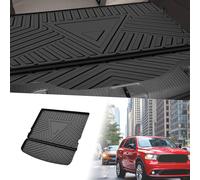 Tapis De Coffre Arrière Plat Pour Dodge Journey 2013-2018 Avec Motif De Rayures Et Triangles, Antidérapant