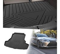 Tapis De Coffre Arrière Plat Pour Lexus Is 2013-2021 Avec Motif De Rayures Et Triangles, Antidérapant