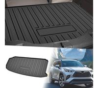 Tapis De Coffre Arrière Plat Pour Toyota Highlander 2024-2025 Avec Motif À Rayures Verticales, Antidérapant