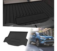 Tapis De Coffre Arrière Plat Pour Toyota Rav4 2013-2019 Avec Motif Rayures Et Triangles, Antidérapant