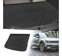 Tapis De Coffre Arrière Plat Pour Volkswagen Tiguan 2009-2017 Avec Motif Rayures Et Triangles, Antidérapant
