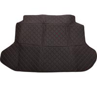 Tapis De Coffre Arrière Pour Honda Crv 2002-2006 En Cuir Microfibre Xpe Noir Avec Motif Circulaire 3D En Relief