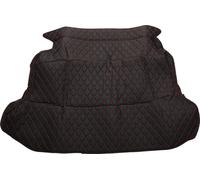 Tapis De Coffre Arrière Pour Honda Crv 2002-2006 En Cuir Microfibre Xpe Noir Avec Rebord Surélevé Et Motif En Diamant 3D